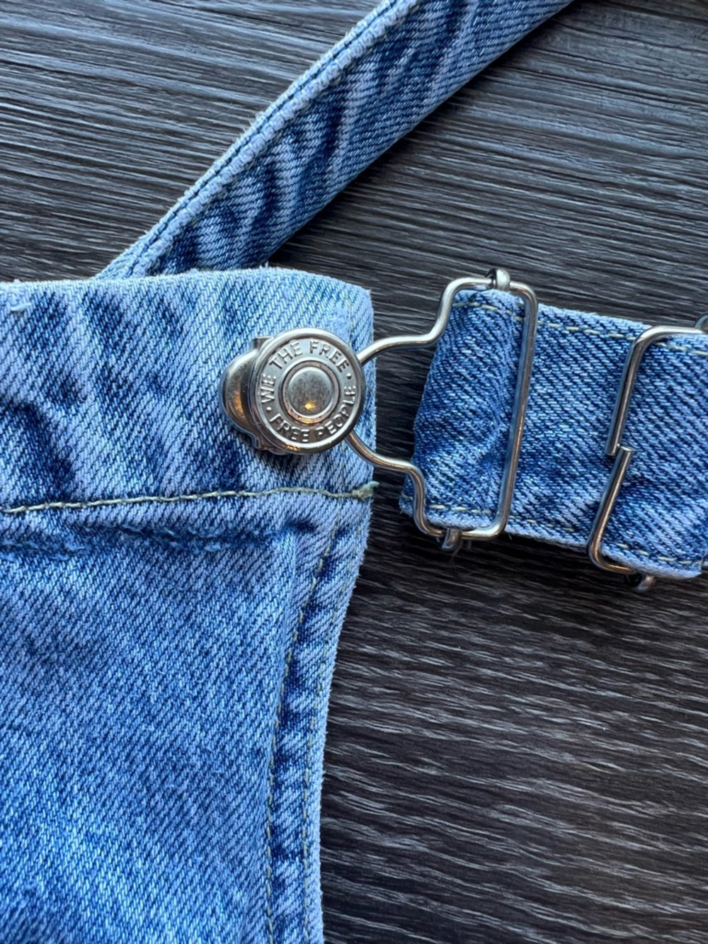 Free People We The Free Shelby Button Front Overalls - Picture 11 of 15